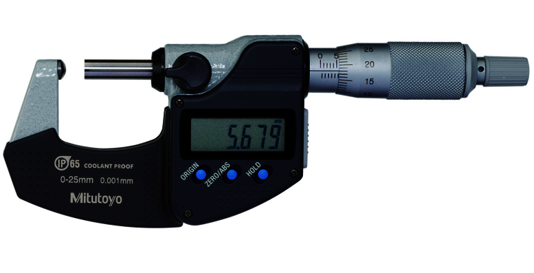 Mitutoyo Digimatic csőmérő mikrométer, A típus, IP65, 50-75 mm, 0.001 mm (395-253-30) termék fő termékképe