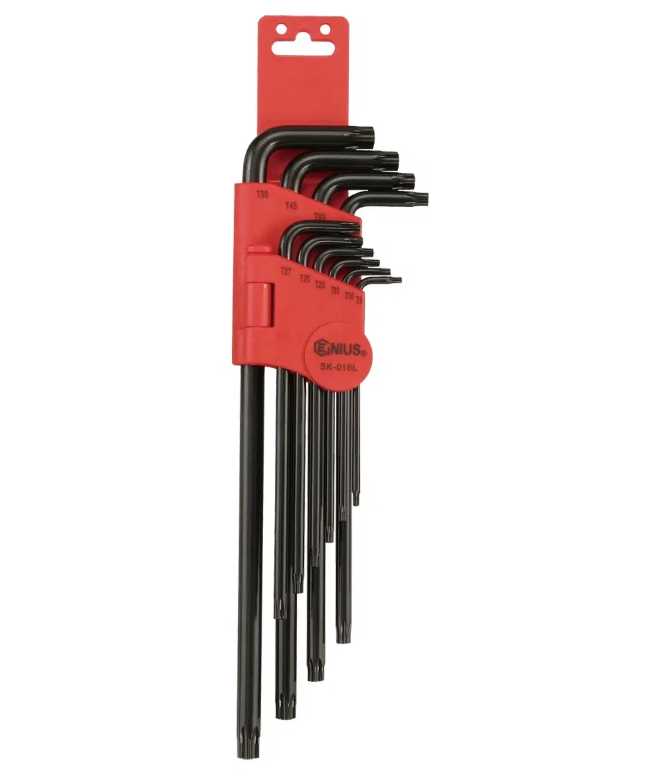 Genius Tools SK-010L L-alakú torxkulcs készlet, 10 részes termék fő termékképe