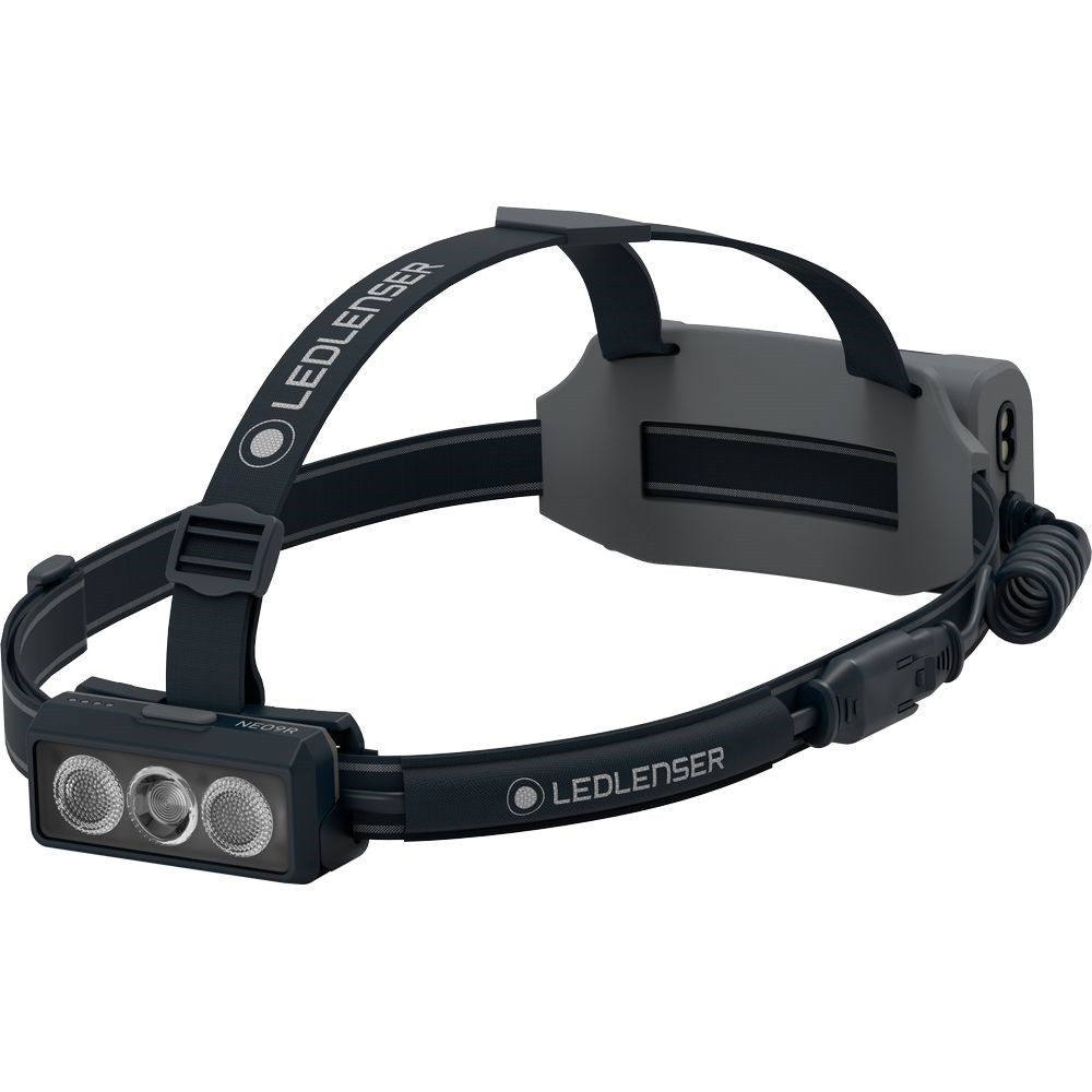 Ledlenser NEO9R tölthető Led futó fejlámpa, fekete-szürke, Li-ion, 1200 lm termék fő termékképe