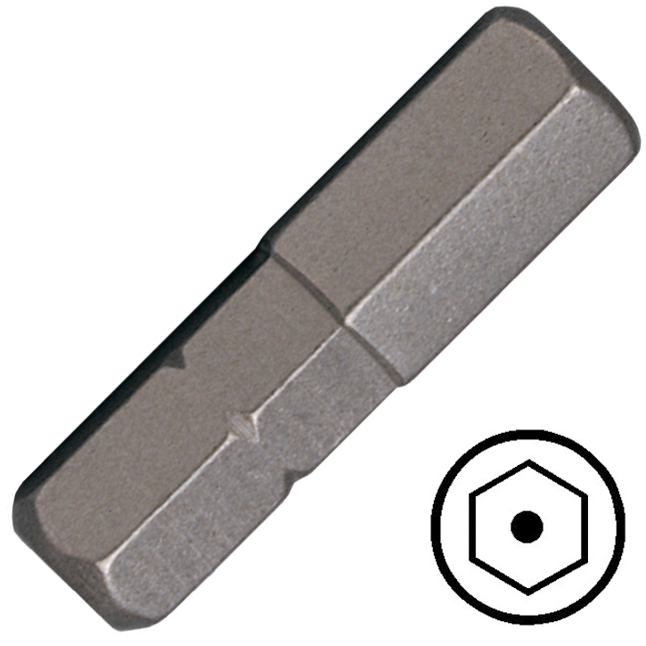 KENNEDY 2.0 mm furatos hatszög csavarbehajtó bit 1/4" hatszög illesztéssel, 25 mm termék fő termékképe