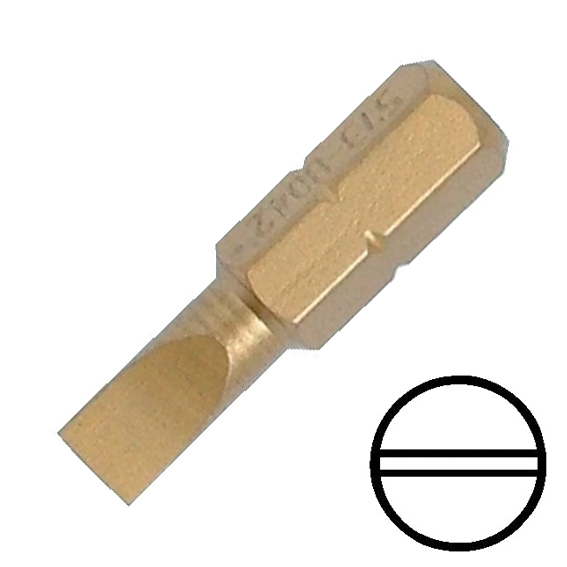 KENNEDY 6 mm hornyos titán csavarhúzó bit 1/4" hatszög illesztéssel, 25 mm termék fő termékképe