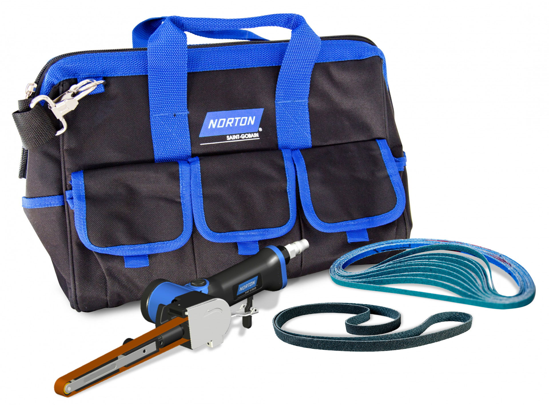 Norton pneumatikus szalagcsiszoló készlet termék fő termékképe