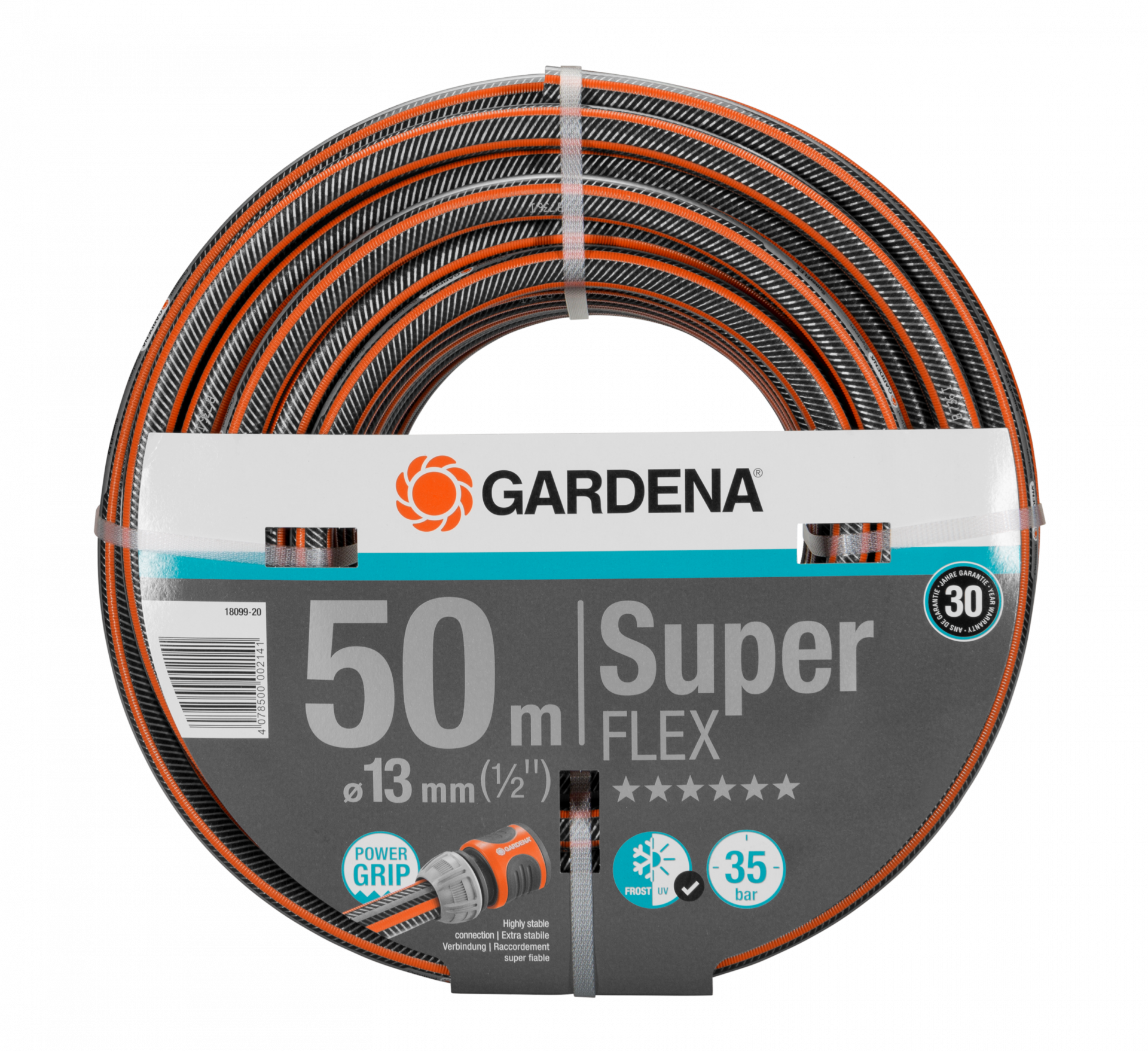 Gardena Premium SuperFLEX tömlő, 13 mm (1/2"), 35 bar, 50 m/tekercs termék fő termékképe
