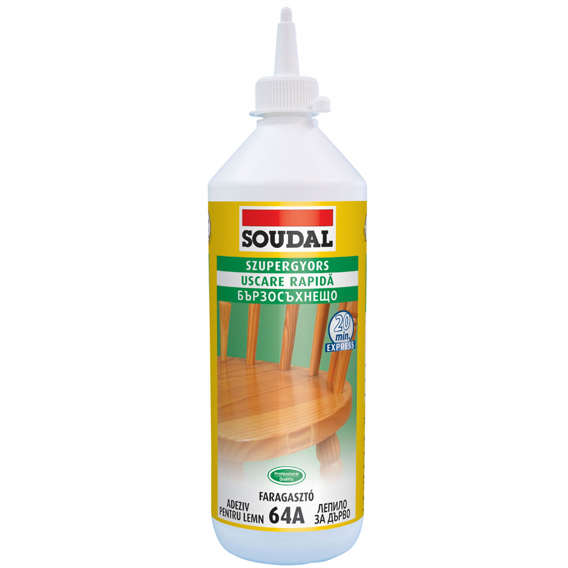 Soudal 64A gyorskötésű faragasztó, 250 g termék fő termékképe