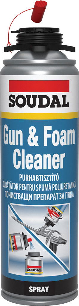 Soudal Gun & Foam PU pisztoly tisztító spray, 500 ml termék fő termékképe