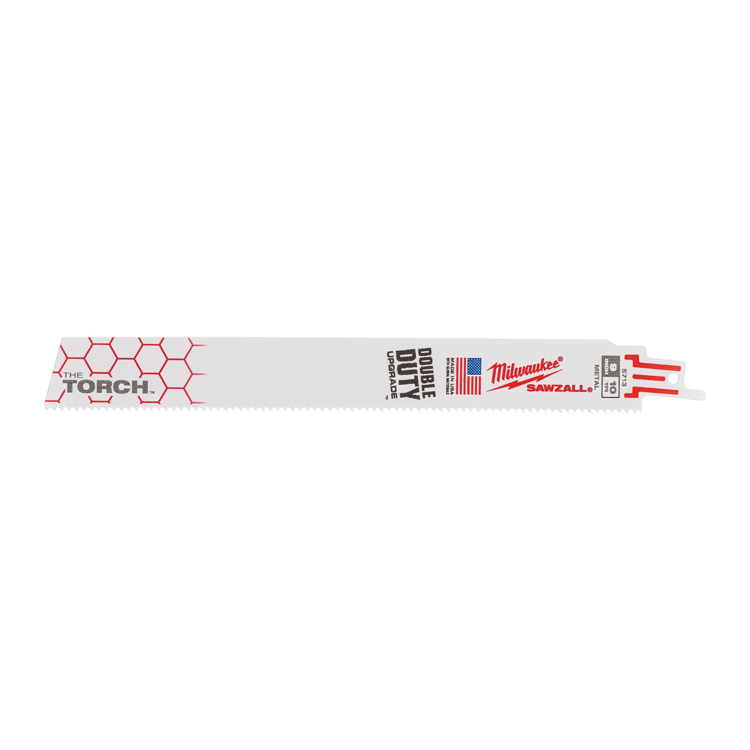 Milwaukee Heavy Duty TORCH™ szablyafűrészlap, bontó, fémhez, Bi-Met, 230 mm, 10 TPi, 5 db/csomag termék fő termékképe