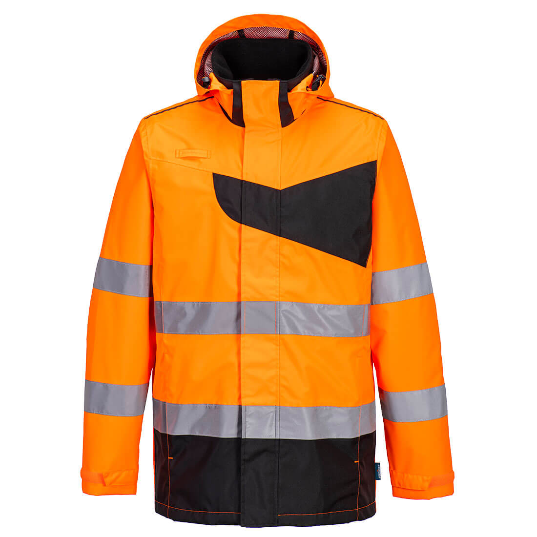Portwest PW265 - PW2 Hi-Vis esőkabát, narancs/fekete termék fő termékképe