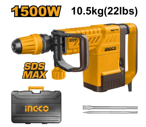 INGCO Bontókalapács 6-25 J 1500 W SDS-Max termék fő termékképe