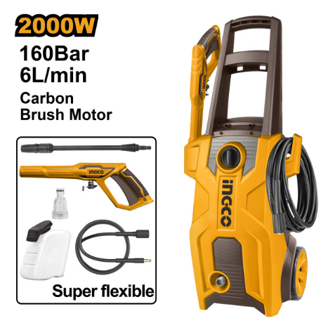 INGCO Magasnyomású mosó 160 bar 2000 W termék fő termékképe