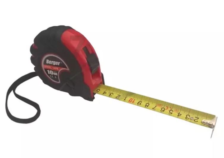 BERGER mérőszalag, gumírozott 3mx16mm termék fő termékképe