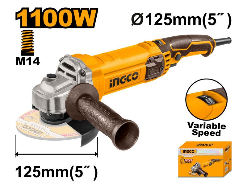 INGCO Sarokcsiszoló 125 mm 1100 W termék fő termékképe