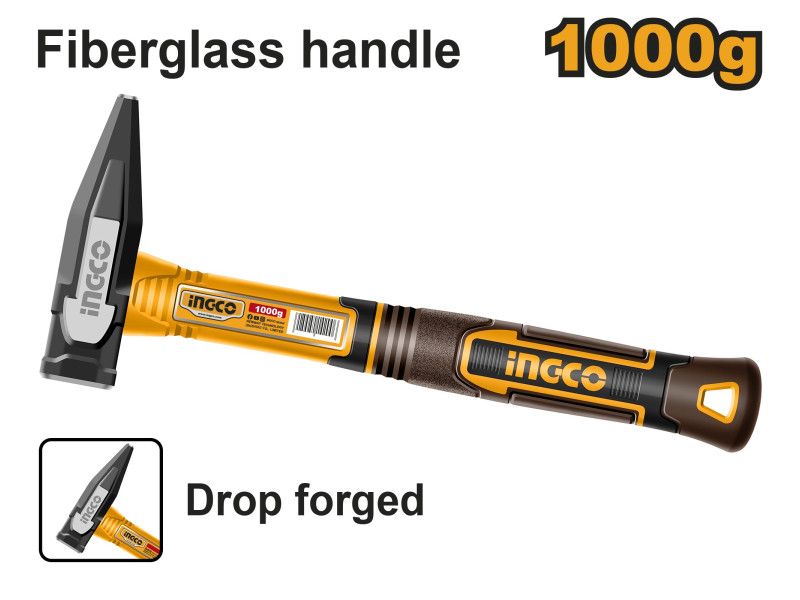 INGCO Lakatos kalapács 1000 g üvegszál nyél termék fő termékképe