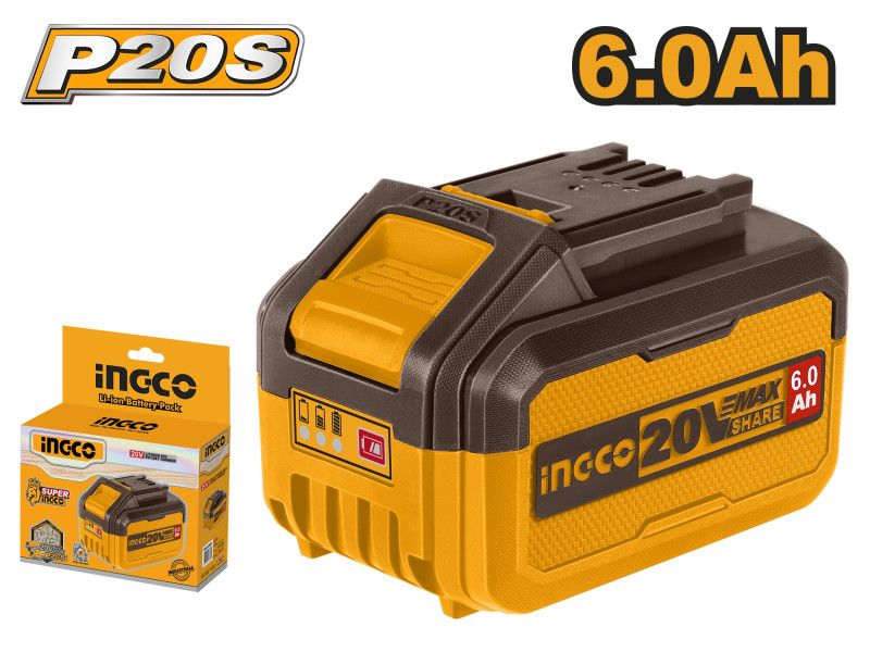 INGCO Akkumulátor 6,0 Ah 20 V termék fő termékképe