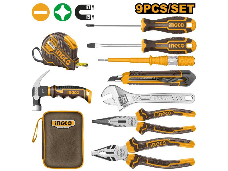 INGCO Szerszám készlet 9 részes termék fő termékképe