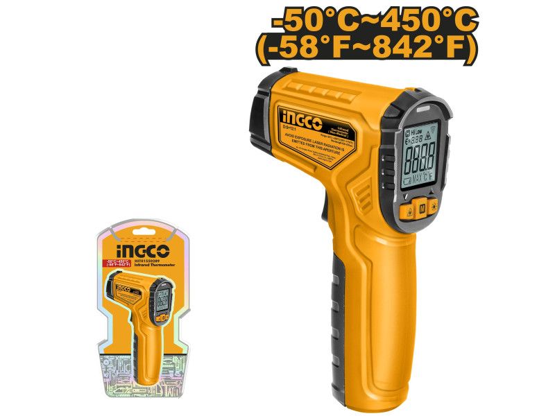 INGCO Lézeres hőmérő -50°C +450°C termék fő termékképe