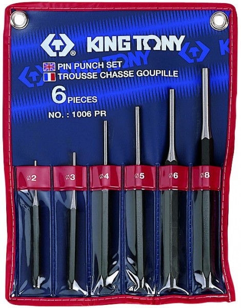 Kingtony 6 részes csapkiütő készlet (2.3.4.5.6.8mm)1006PR termék fő termékképe