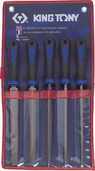 Kingtony 5 részes reszelő készlet 250mm nyelezett 1015GQ termék fő termékképe