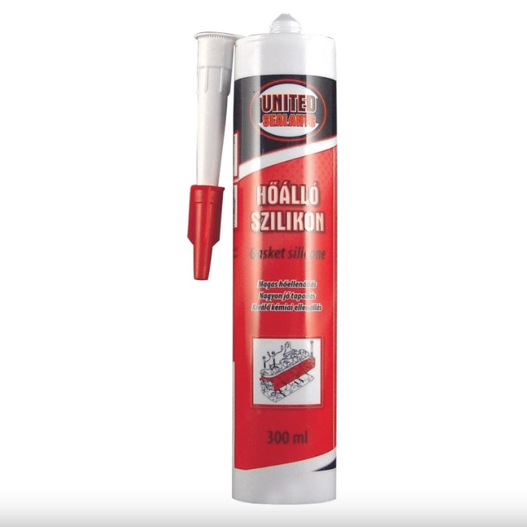UNITED SEALANTS HŐÁLLÓ SZILIKON PIROS 300ML termék fő termékképe