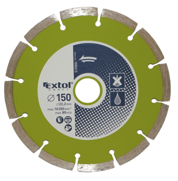 EXTOL Gyémántvágótárcsa beton; 125x22,2mm termék fő termékképe