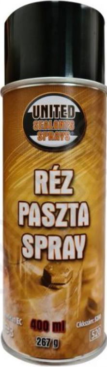 UNITED SEALANTS UNITED SPRAYS RÉZ PASZTA SPRAY 400ML termék fő termékképe