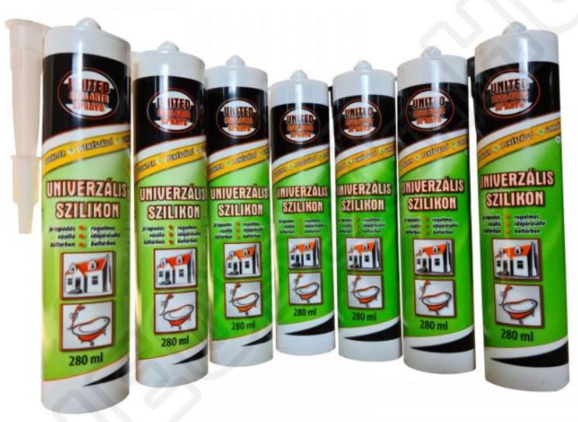 UNITED SEALANTS UNIVERZÁLIS SZILIKON FEHÉR 280ML (SZANITER - 7SZÍN) termék fő termékképe