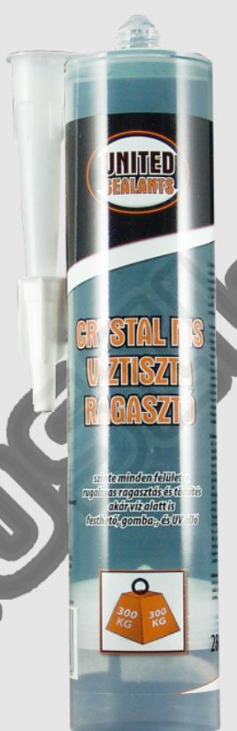 UNITED SEALANTS CRYSTAL MS VÍZTISZTA RAGASZTÓ 280ML termék fő termékképe