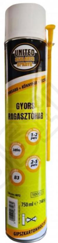UNITED SEALANTS GYORS RAGASZTÓHAB B3 750ML termék fő termékképe