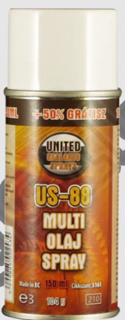 UNITED SEALANTS United Sprays US-88 Multi olaj spray 400ml termék fő termékképe