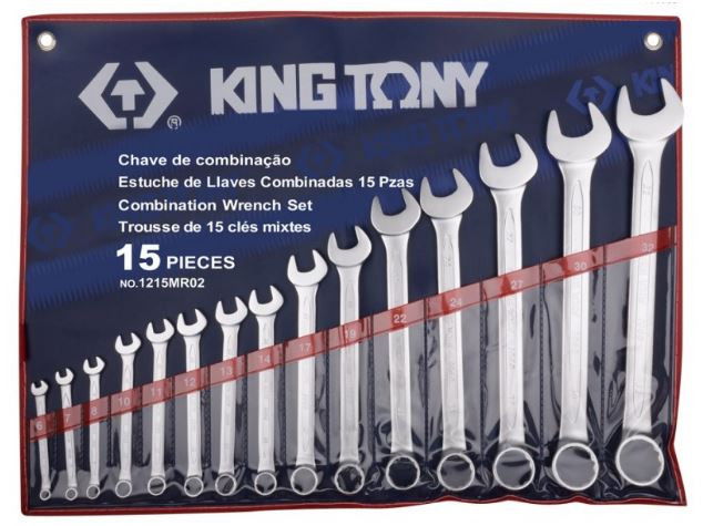 Kingtony 15 RÉSZES CSILLAG-VILLÁSKULCS KÉSZLET 6-32MM 1215MR02 termék fő termékképe