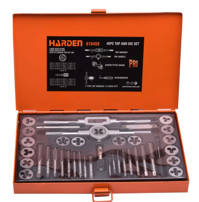 HARDEN Menetszerszám készlet M3-M12 40r termék fő termékképe
