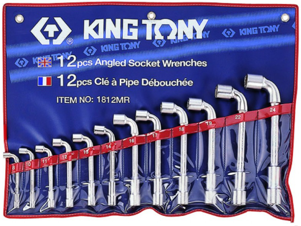 Kingtony 12 részes L-kulcs készlet 6*/12* 1812MR termék fő termékképe