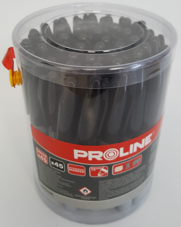 PROLINE jelölőfilc fekete 45r. 130mm PROLINE termék fő termékképe