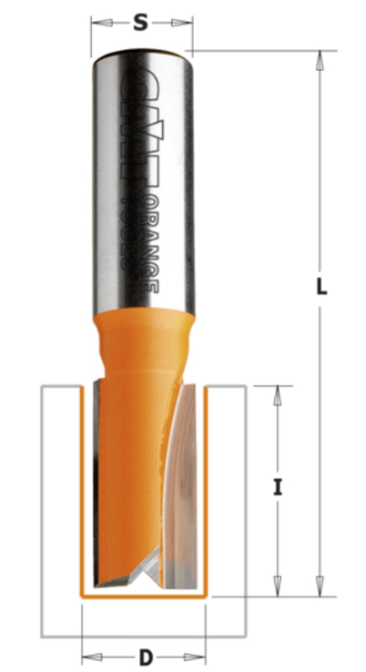 CMT Keményfém lapkás nútmaró, rövid sorozat, D=3-25, S=8 termék fő termékképe