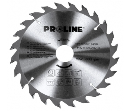 PROLINE Fűrésztárcsa TCT termék fő termékképe
