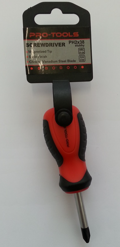 PRO-TOOLS Marok csavarhúzó PH2x38 termék fő termékképe