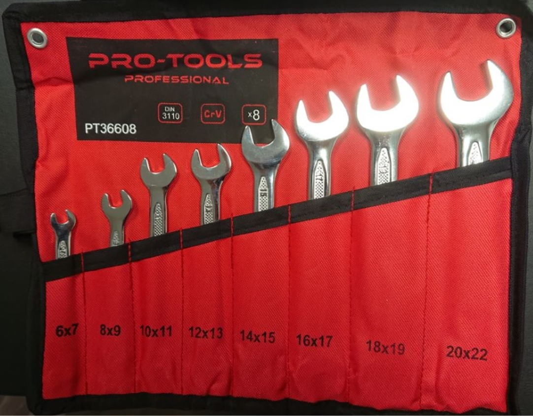 PRO-TOOLS Villáskulcs klt. 8r. termék fő termékképe