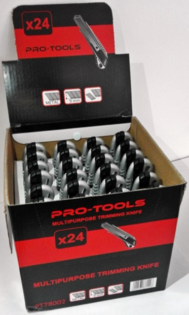 PRO-TOOLS szike klt. 24r. fém 9mm tol. termék fő termékképe
