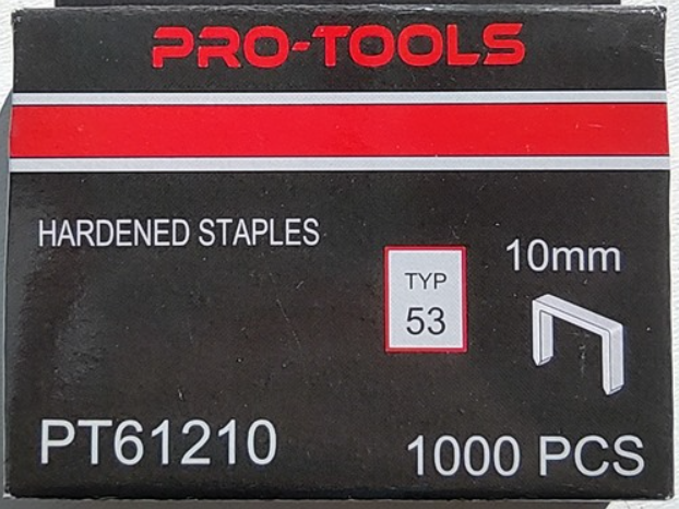PRO-TOOLS Túzőkapocs 10mm Type:53 termék fő termékképe