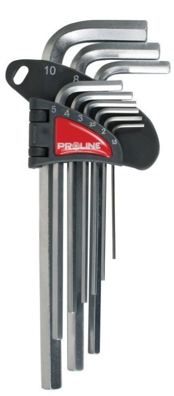 PROLINE imbuszkulcs klt. 9r. hosszú PROLINE termék fő termékképe