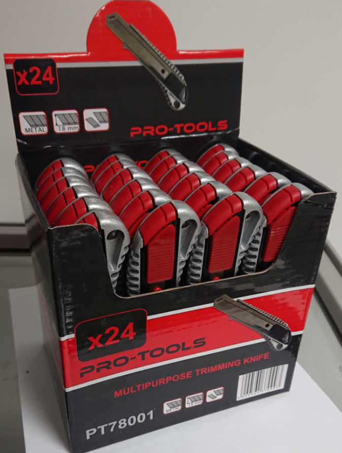 PRO-TOOLS szike klt. 24r. fém 18mm tol. termék fő termékképe