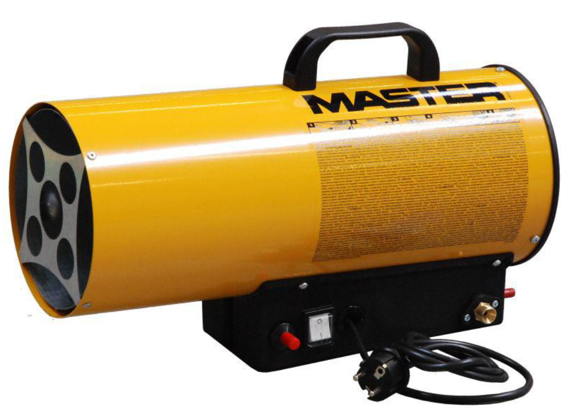 EUROKOMAX MASTER BLP16 hőlégfúvó (PB-gázos, kézi begyújtás, 16kW) termék fő termékképe