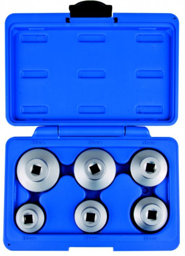 Kingtony 6 RÉSZES 3/8" MEGHAJTÁSÚ OLAJSZŰRŐFOGÓ-FEJ KÉSZLET 9AE8006 termék fő termékképe