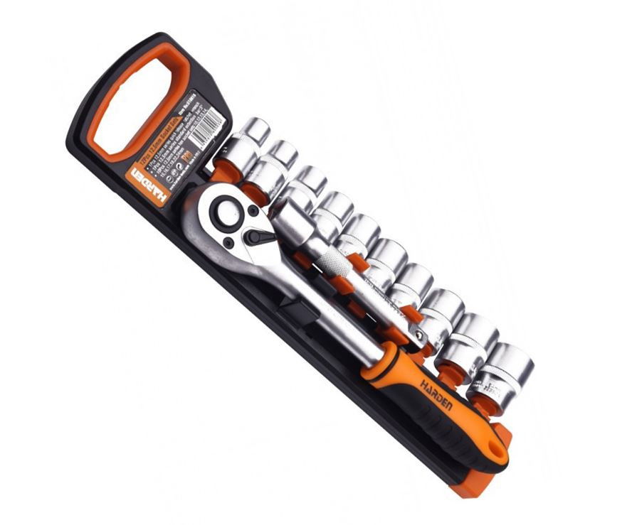 HARDEN Dugókulcs készlet 12r. 1/2" 10-24 Harden termék fő termékképe