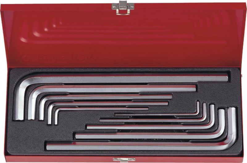 Kingtony 10 részes hosszú imbuszkulcs készlet 3-17mm 20210MR termék fő termékképe