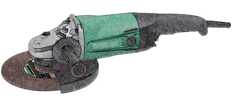 HÍKOKI G23SW2 230 mm-es, 2000 W-os hálózati sarokcsiszoló kölcsönzése termék fő termékképe