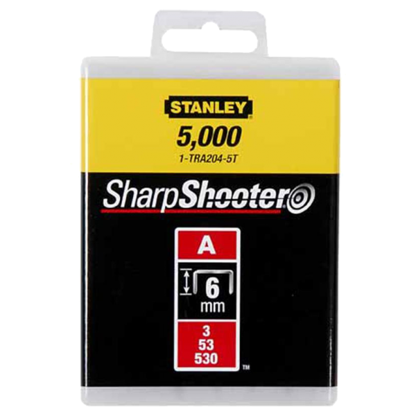 Stanley kapocs A-profil 6mm 5000 db termék fő termékképe