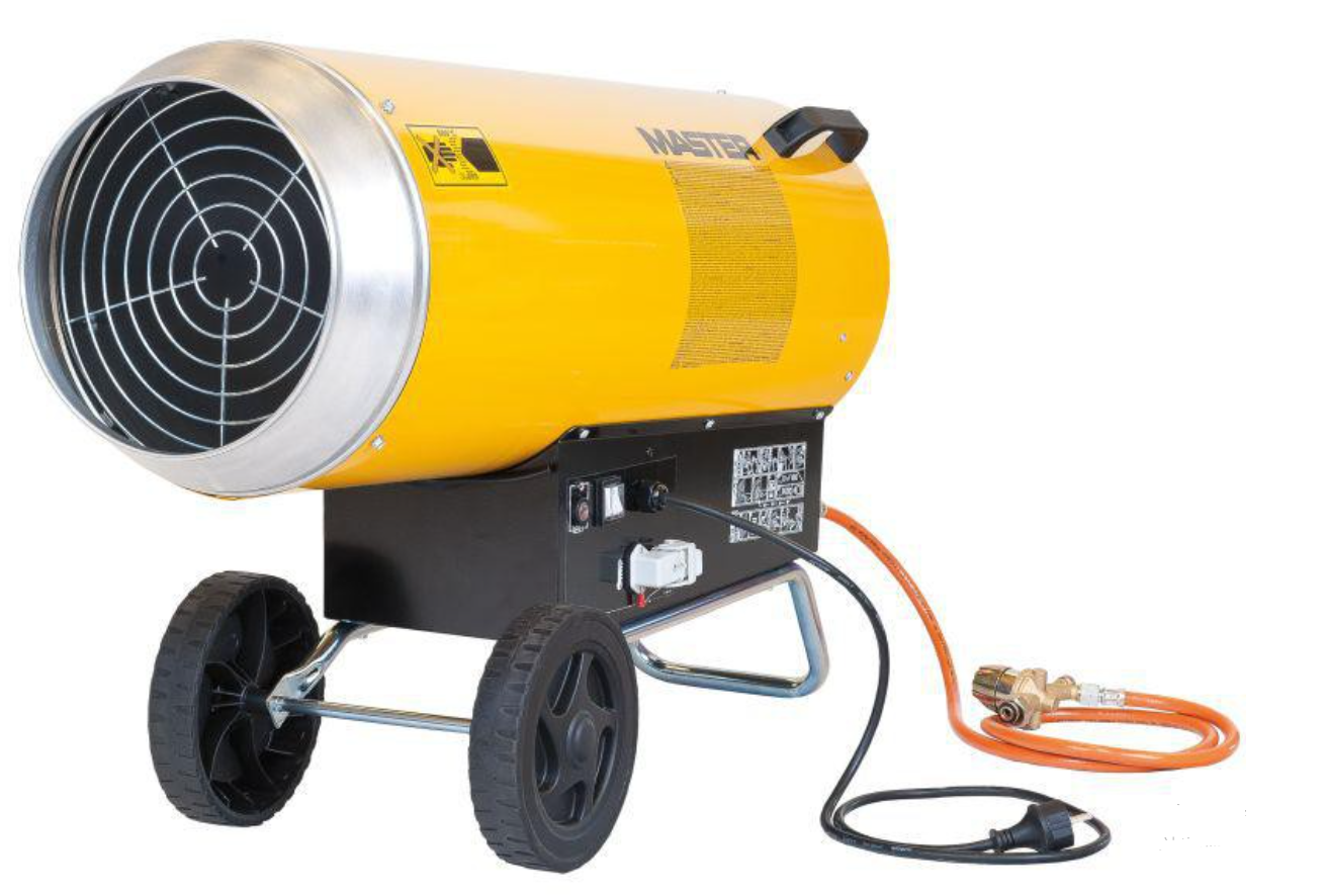 EUROKOMAX MASTER BLP103ET hőlégfúvó (PB-gázos, elektronikus gyújtás, 57-103kW) termék fő termékképe