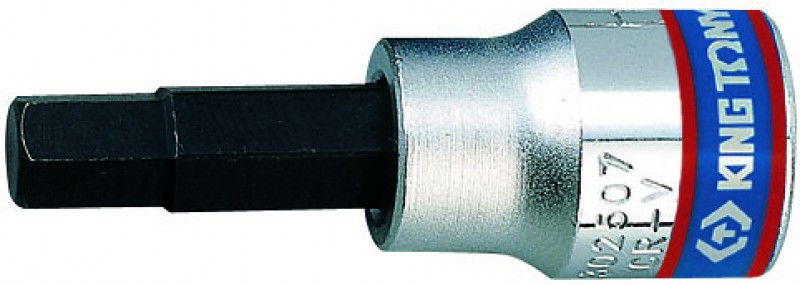 Kingtony Hatszög-bitfej 3/8˝H 7. L=50mm 302507 termék fő termékképe