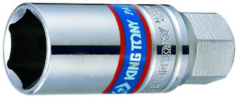 Kingtony Gyertya-dugókulcs 3/8˝ 21mm, gumibetétes 363521 termék fő termékképe