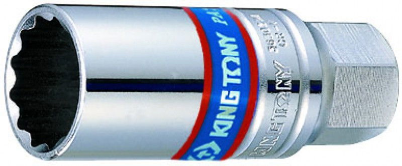Kingtony Gyertya-dugókulcs 3/8˝ 18mm, rugós 36A018 termék fő termékképe